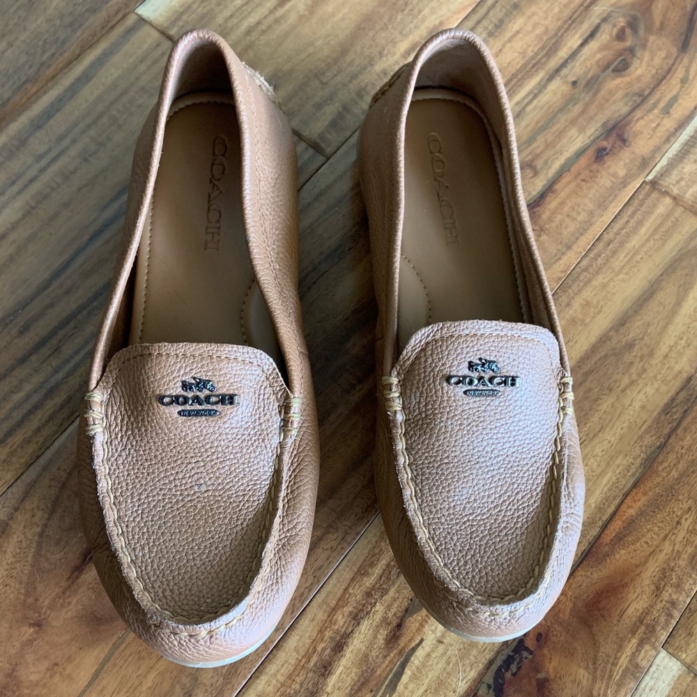 COACH leather loafers size 7